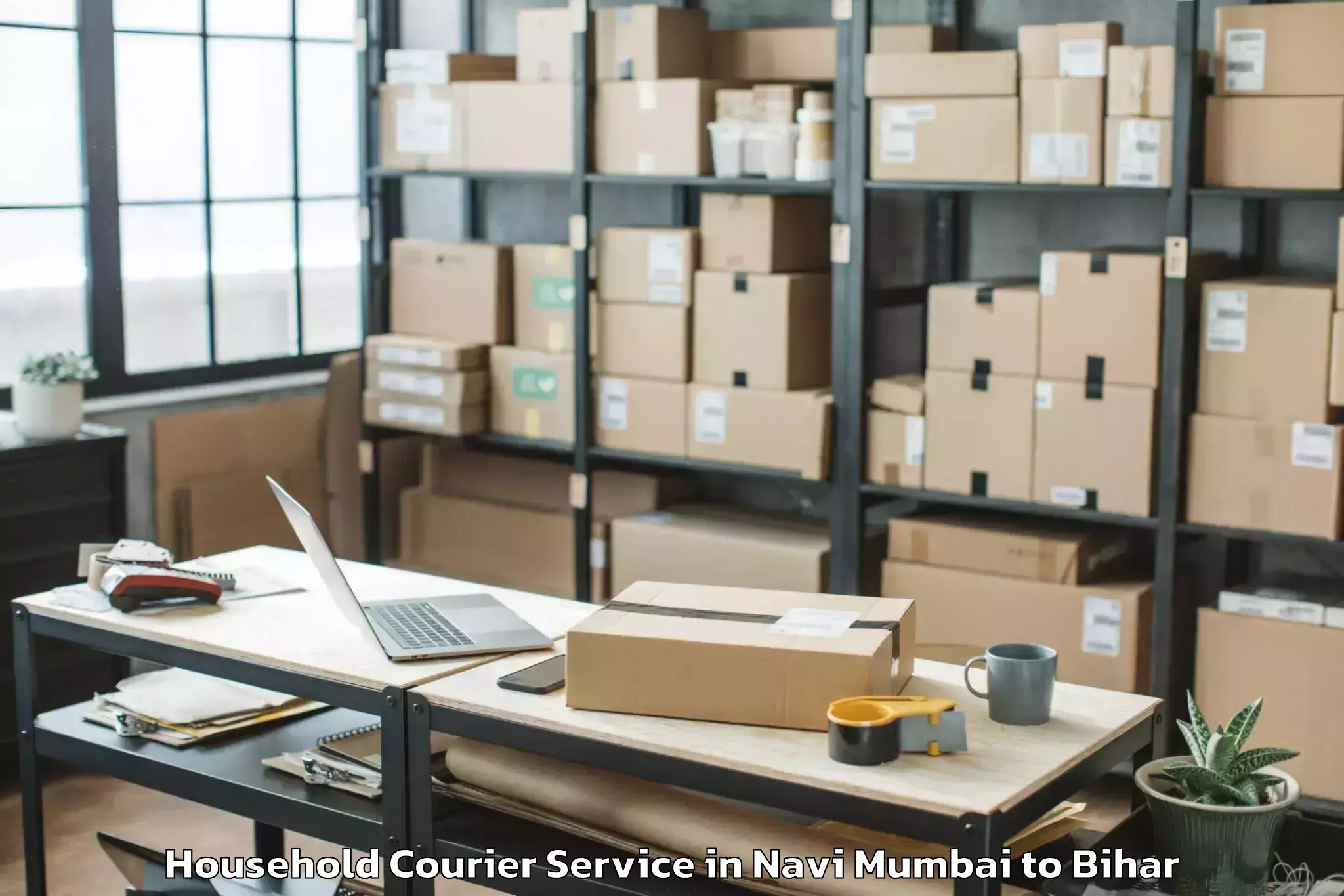 Hassle-Free Navi Mumbai to Bhinder Household Courier